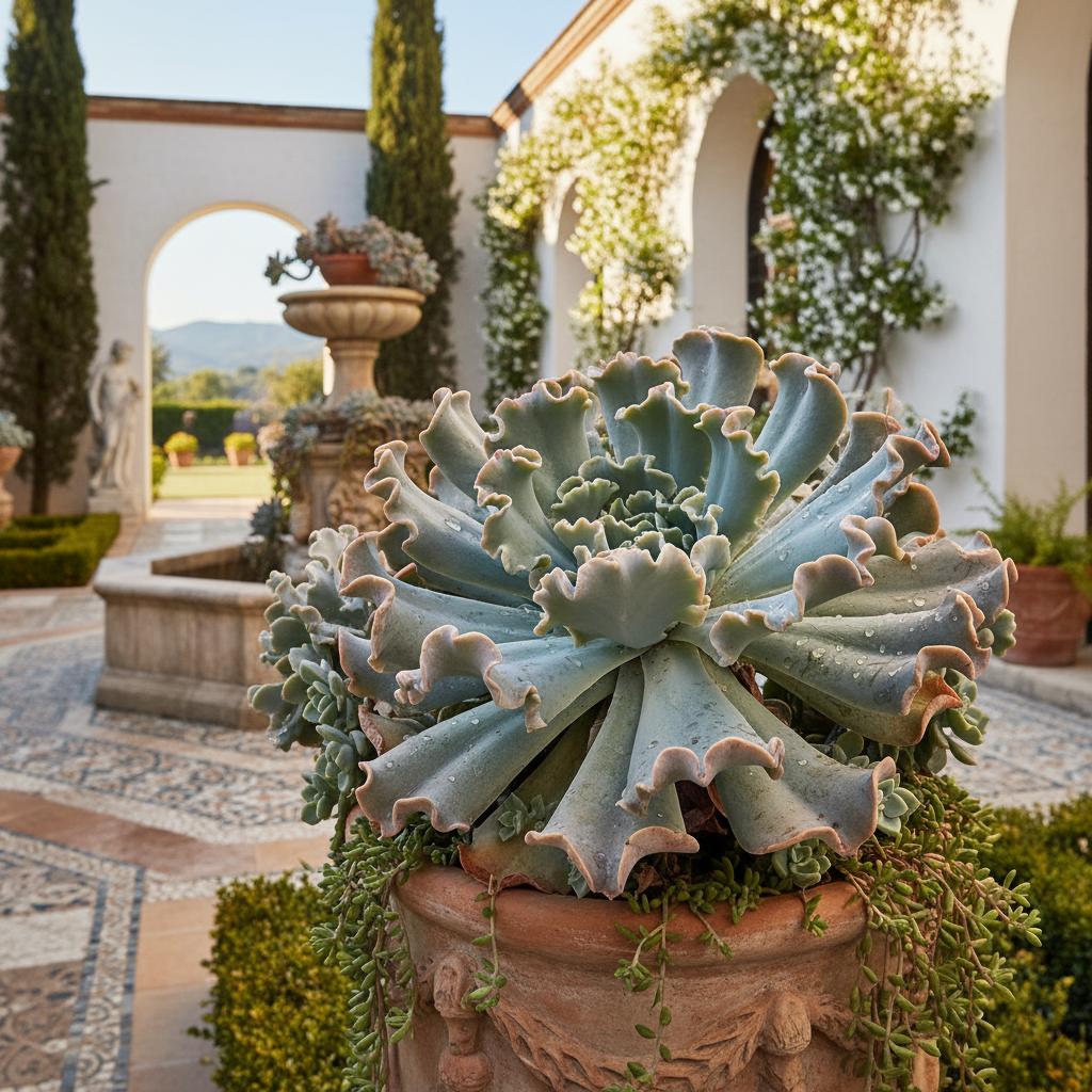 Riesenblaue Locken-Echeverie (Echeveria 'Giant Blue Curls')