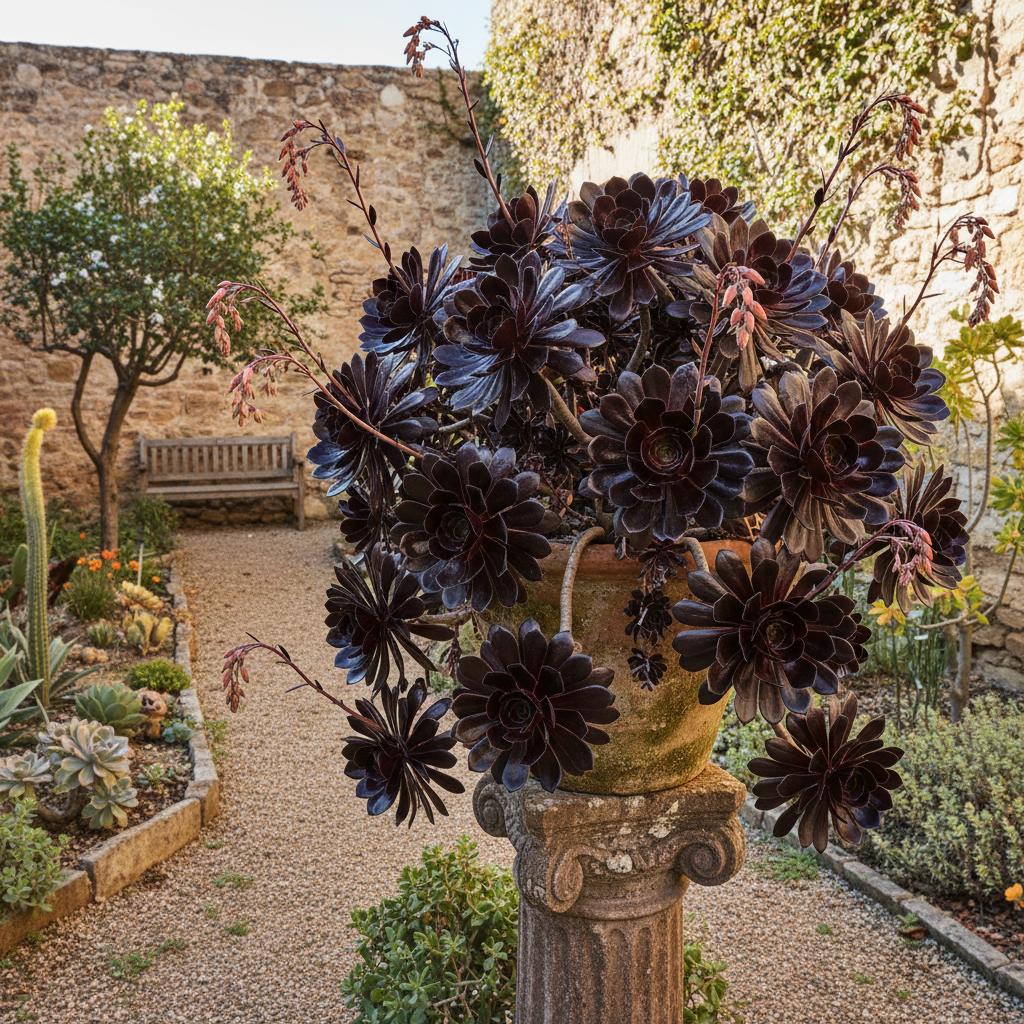 Echeveria 'Schwarzer Ritter' (Echeveria 'Black Knight')
