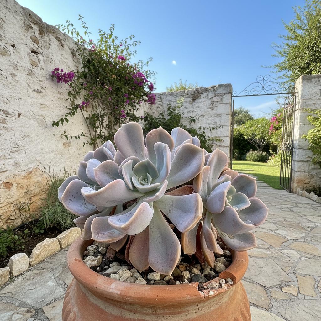Würfeliger Frost-Echeveria (Echeveria 'Cubic Frost')