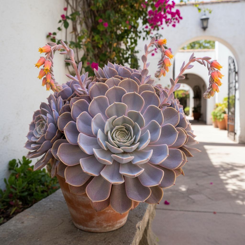 Violette Königin Echeverie (Echeveria 'Violet Queen')