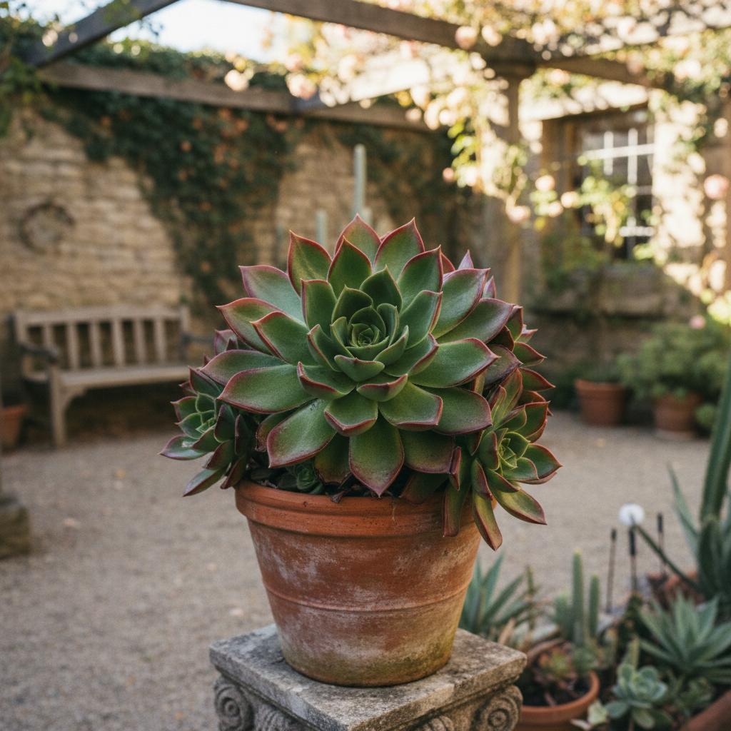 Weihnachts-Echeverie (Echeveria agavoides 'Christmas')