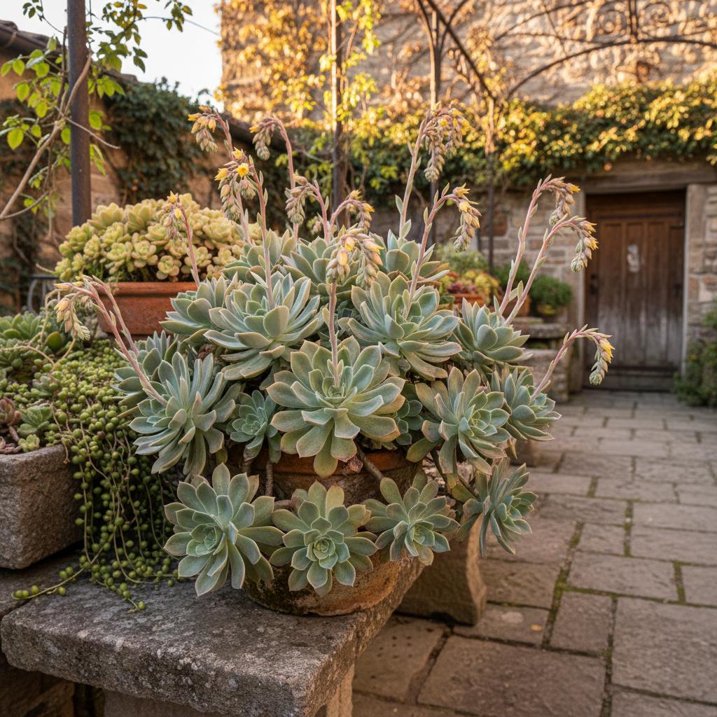 Rote Lippen-Echeverie (Echeveria derenbergii)