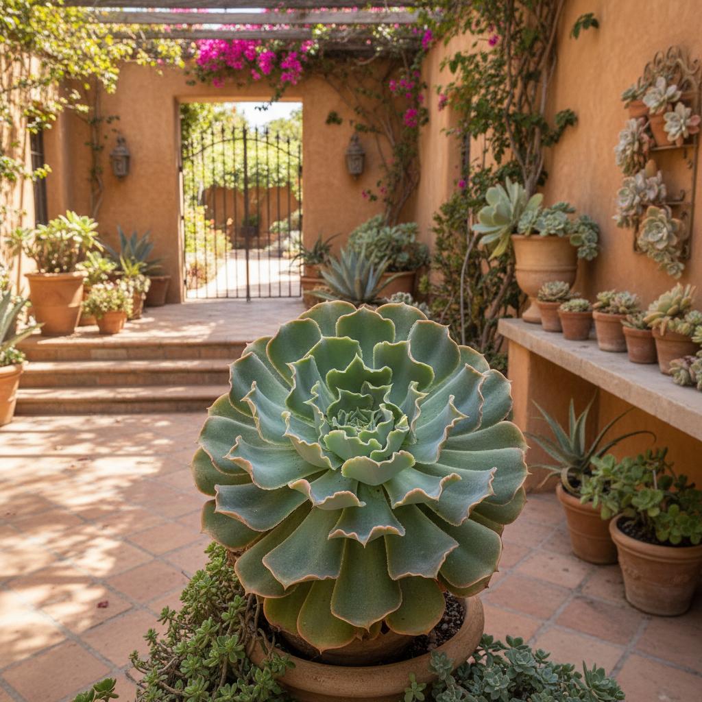 Feder-Echeverie (Echeveria shaviana)