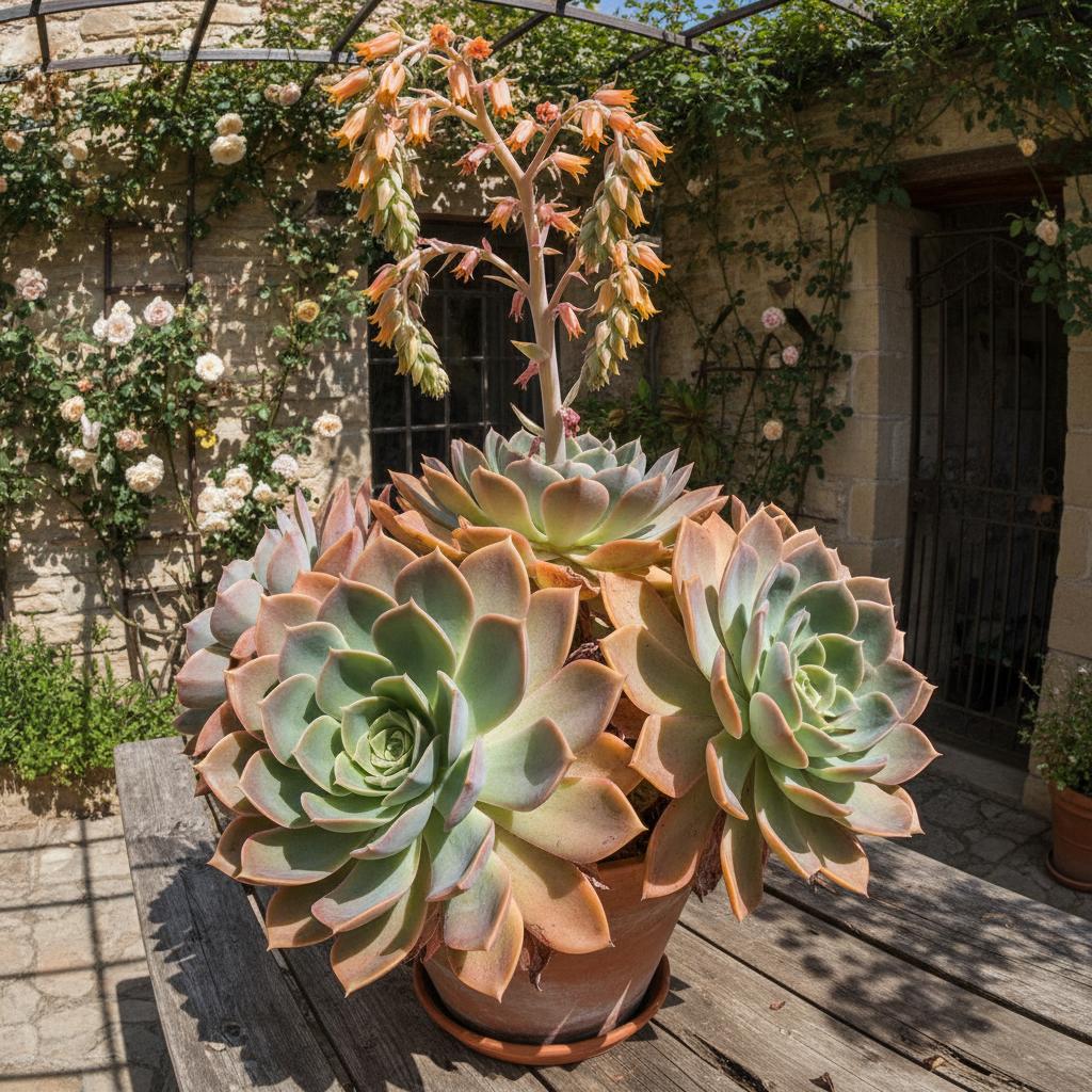 Farbige Echeverie (Echeveria colorata)