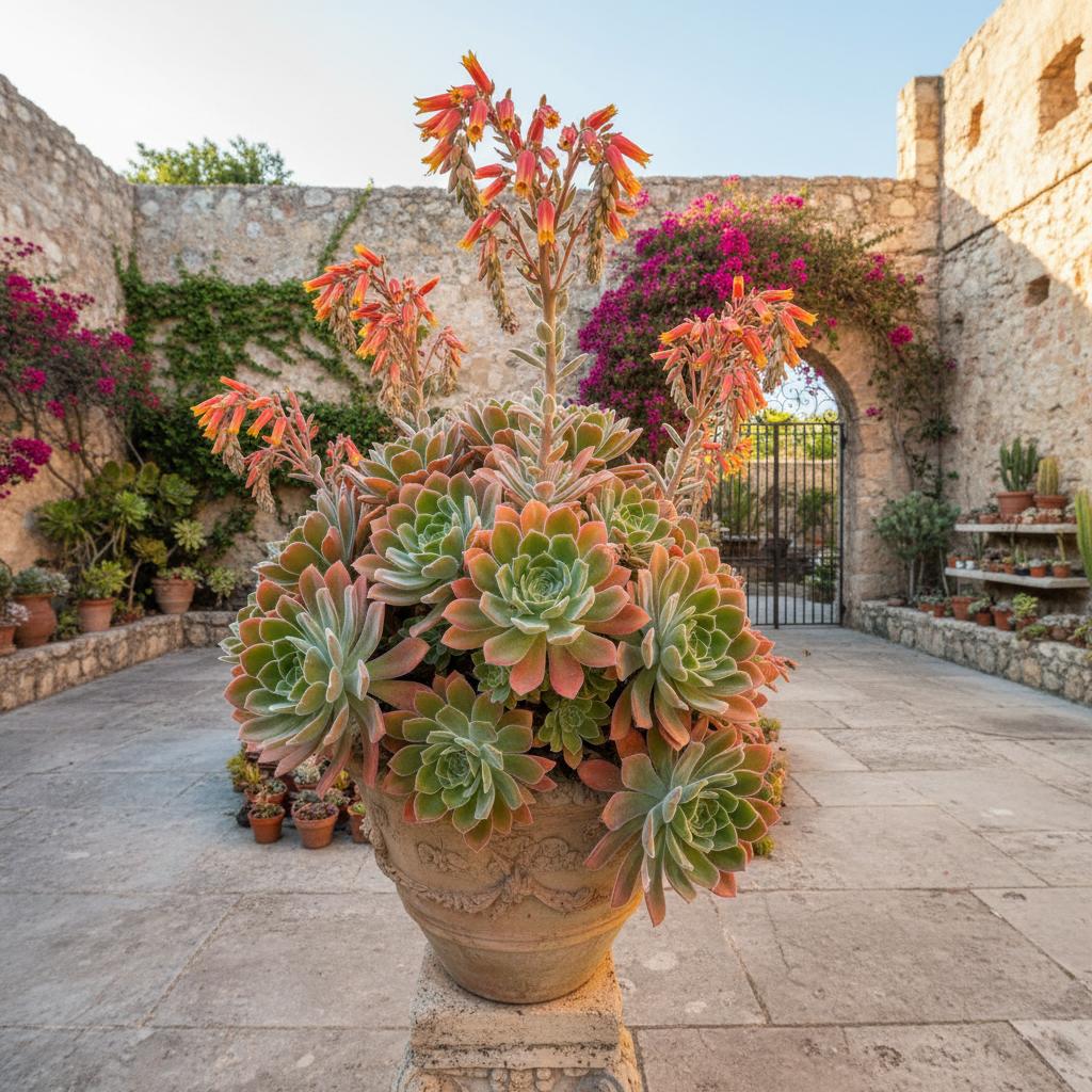 Fellige Echeverie (Echeveria harmsii)