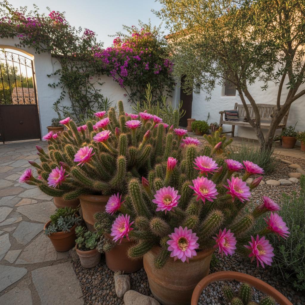 Cactus a cinque spine (Echinocereus pentalophus)