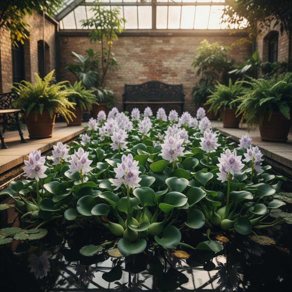 Diversblättrige Wasserhyazinthe (Eichhornia diversifolia)
