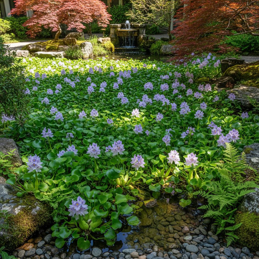 Wasserhyazinthe (Eichhornia crassipes)