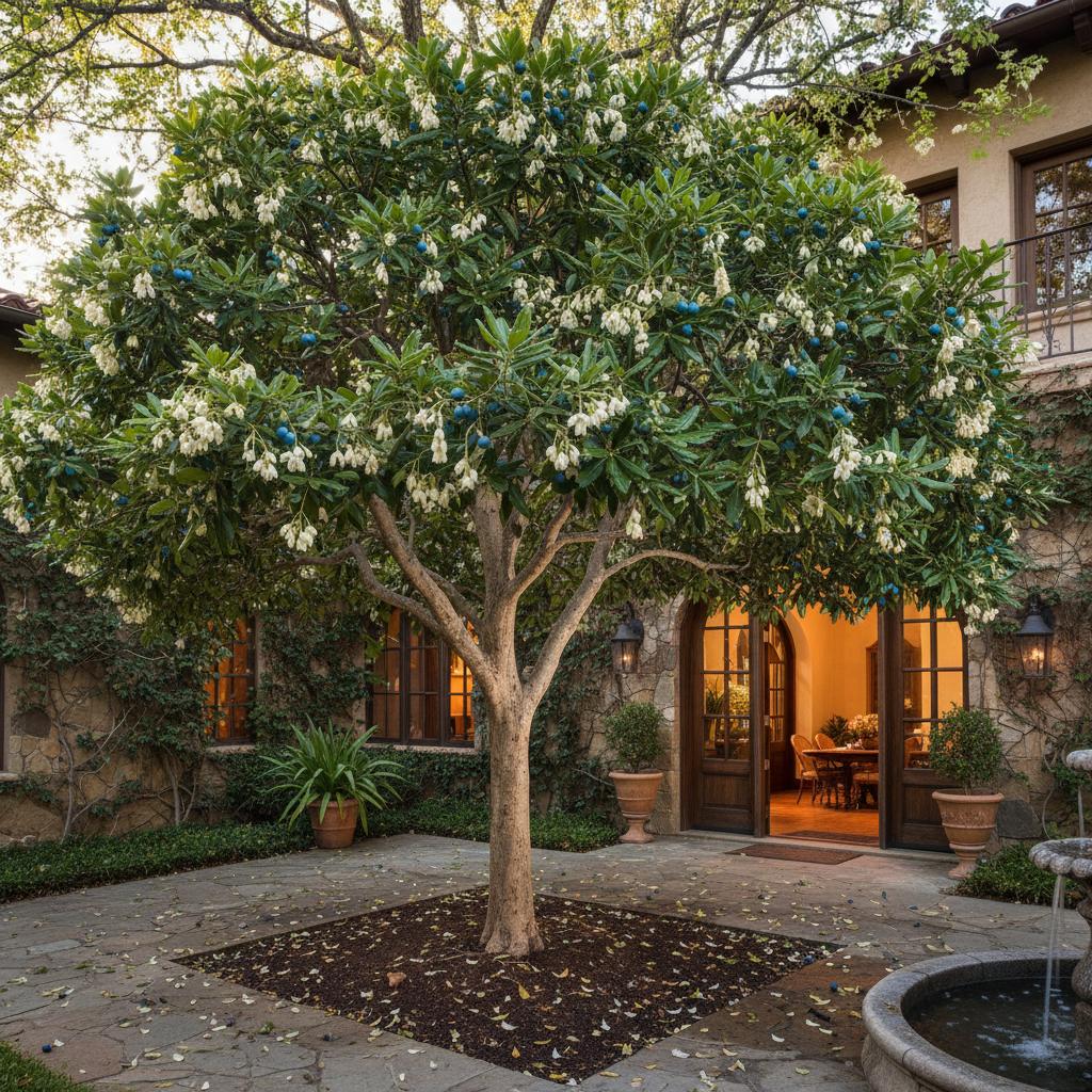 Rudraksha-Baum (Elaeocarpus ganitrus)