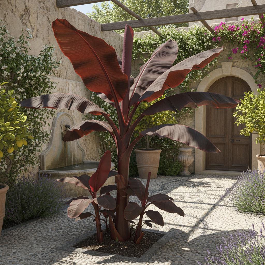 Rote Abessinische Banane (Ensete ventricosum var. maurelii)