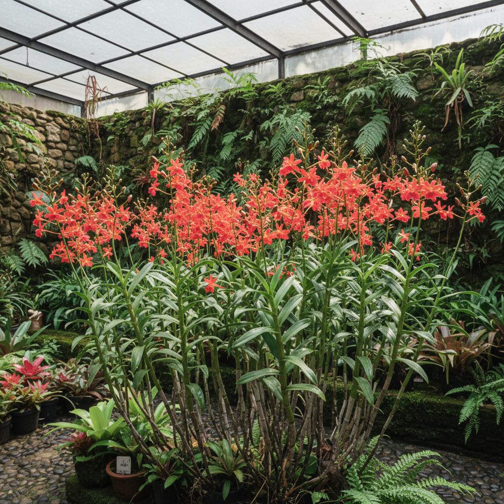 Rotes Epidendrum (Epidendrum ibaguense)