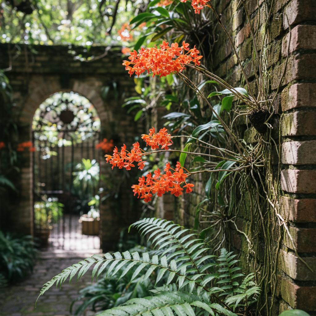 Feuerorchidee (Epidendrum radicans)