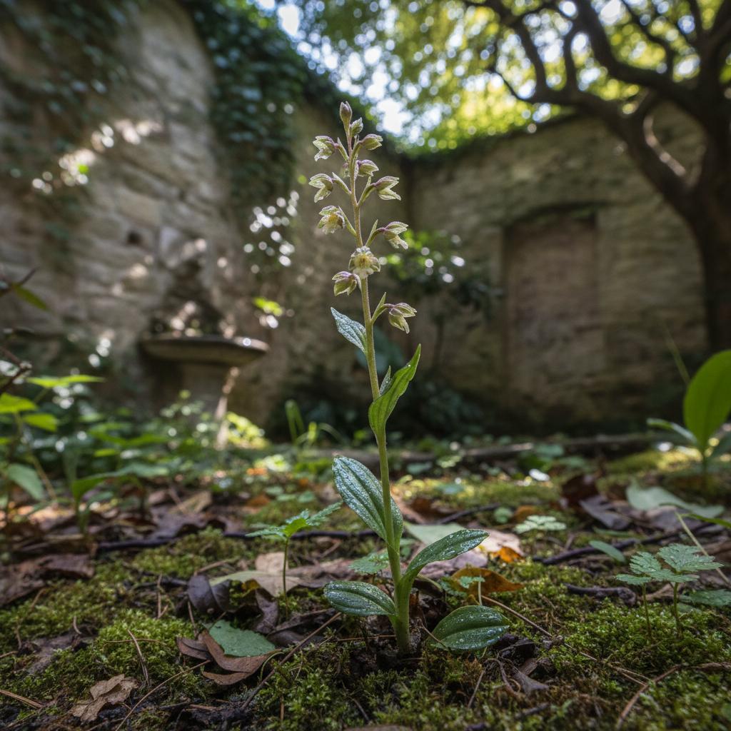 Kleines Wurzellilie (Epipactis microphylla)
