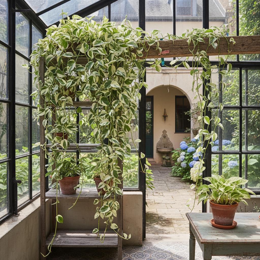 Efeutute 'Snow Queen' (Epipremnum aureum 'Snow Queen')