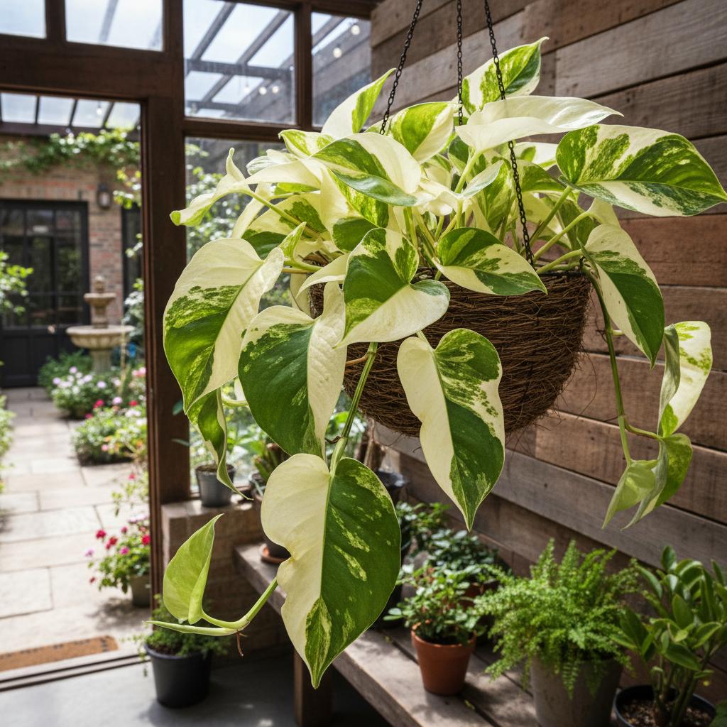 Manjula-Epipremnum (Epipremnum aureum 'Manjula')