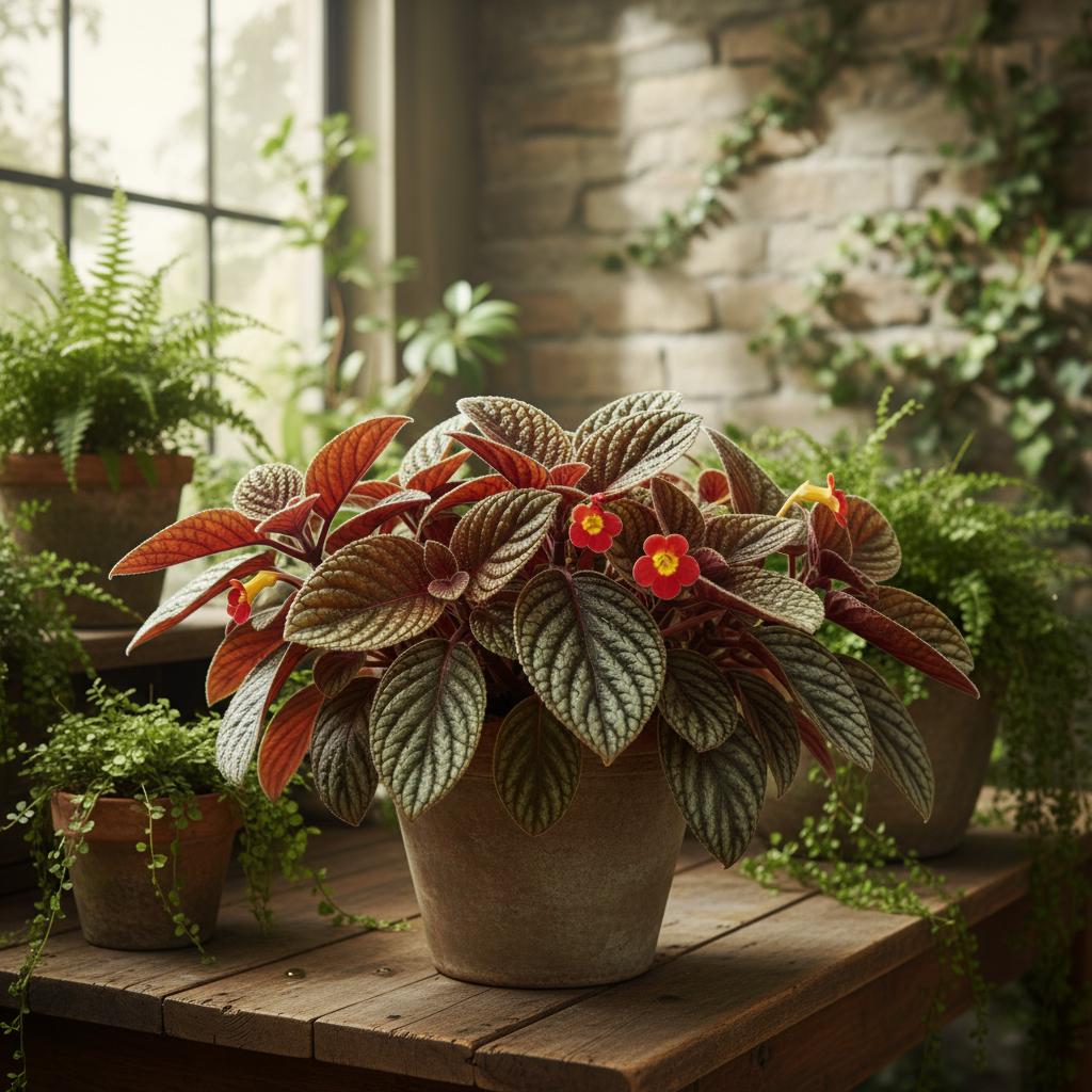 Kupferblatt-Episcie (Episcia cupreata)