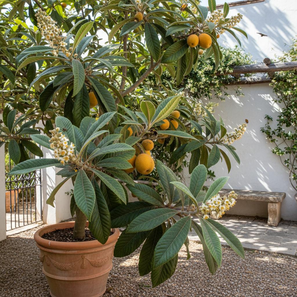 Japanische Mispel (Eriobotrya japonica)