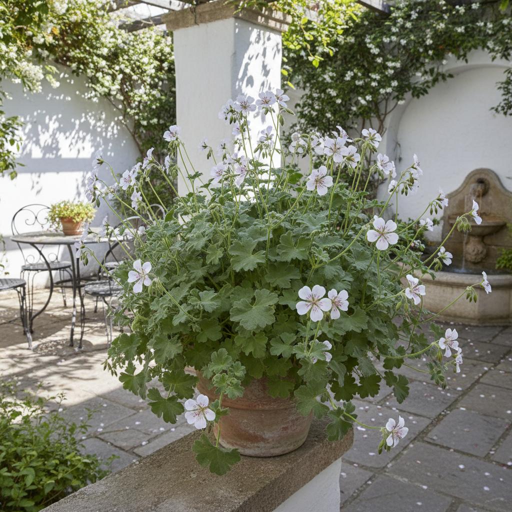 Pelargonienblütiges Storchskraut (Erodium pelargoniflorum)