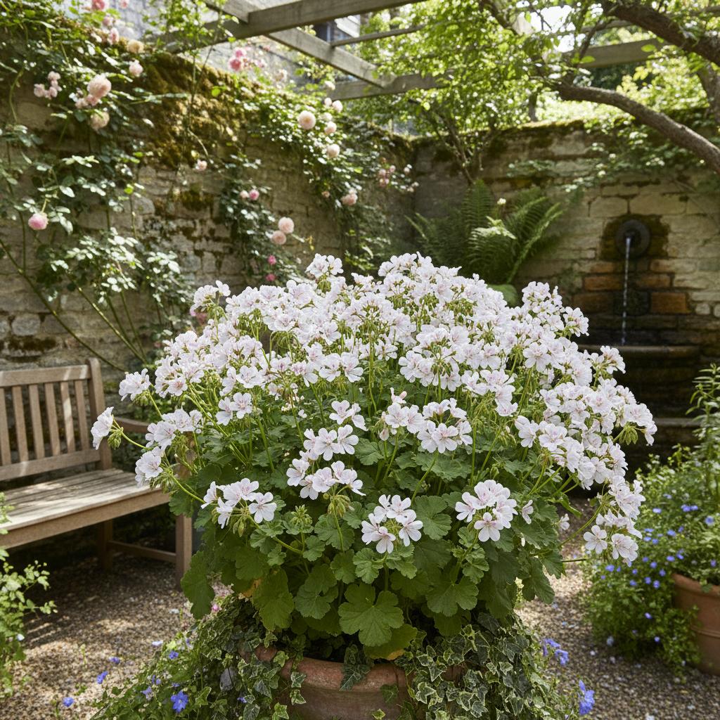 Pelargonienblütiger Reiherschnabel 'Sweetheart' (Erodium pelargoniflorum 'Sweetheart')