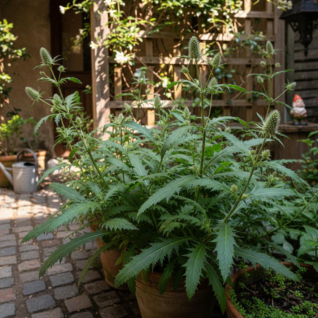 Langblättriger Koriander (Eryngium foetidum)