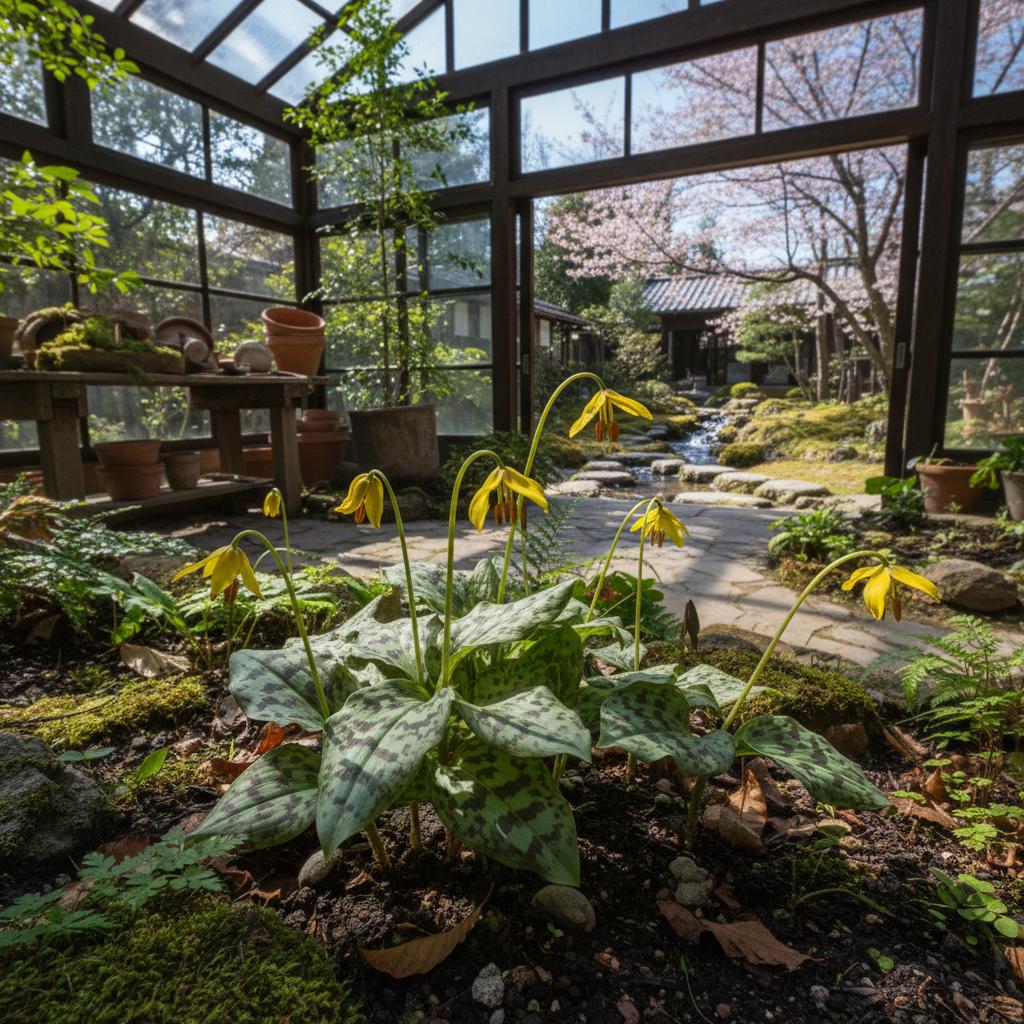 Amerikanische Hundszahnlilie (Erythronium americanum)