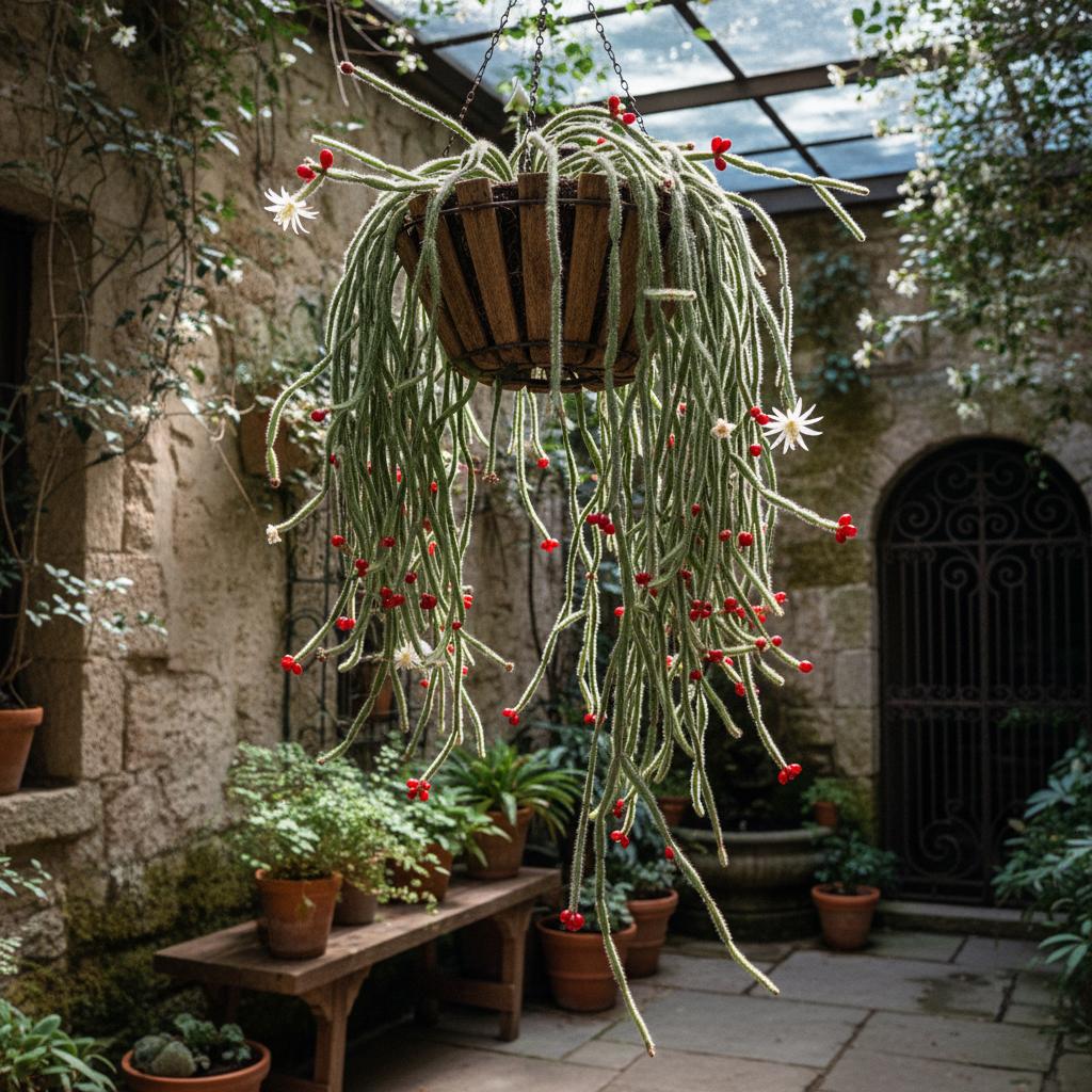 Filzfrüchtige Rhipsalis (Erythrorhipsalis pilocarpa)