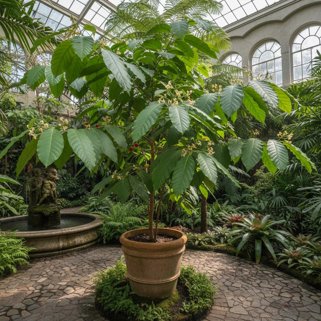 Coca-Pflanze (Erythroxylum coca)