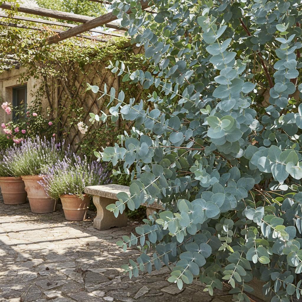 Baby Blue Eukalyptus (Eucalyptus pulverulenta 'Baby Blue')
