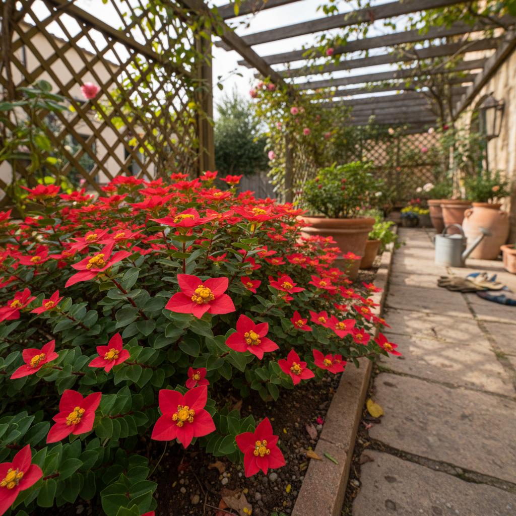 Feuerwolfsmilch (Euphorbia cyathophora)