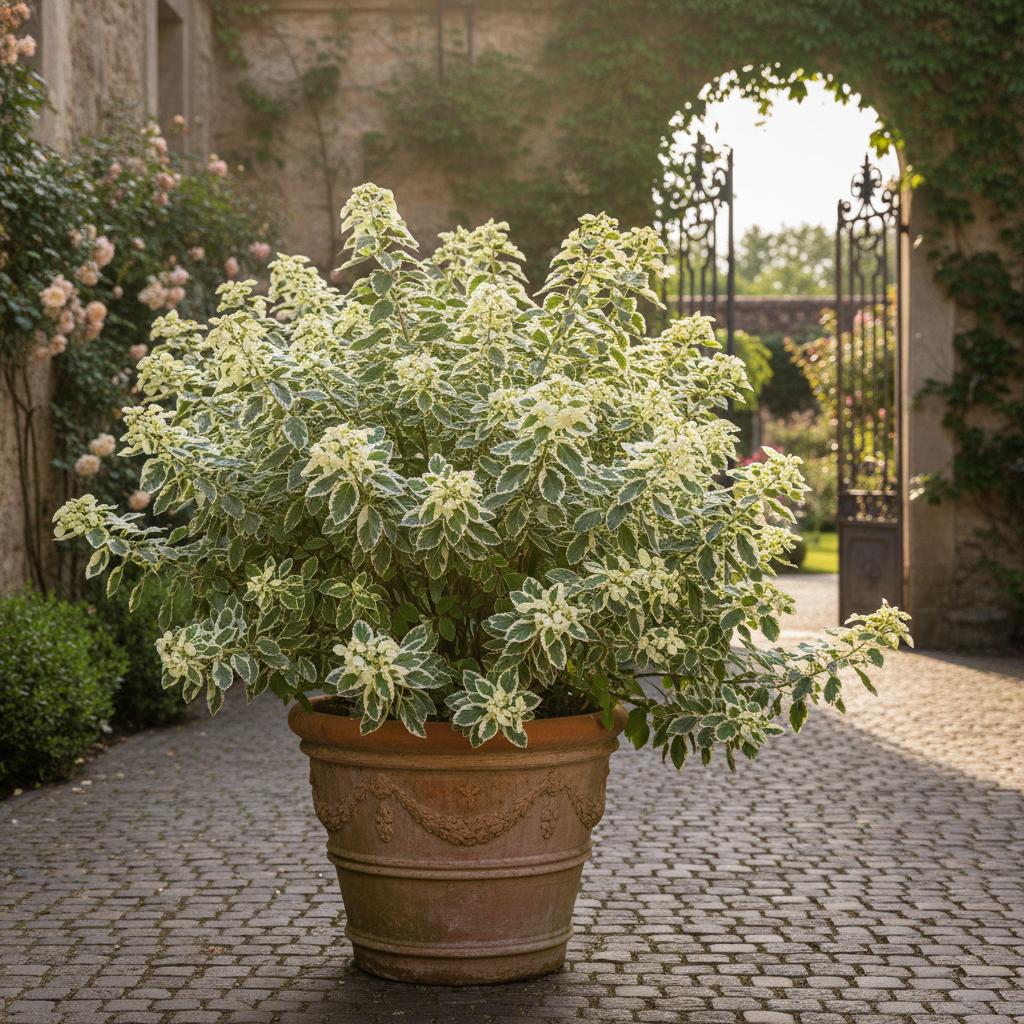 Weiße Randwolfsmilch 'Kilimanjaro' (Euphorbia marginata 'Kilimanjaro')