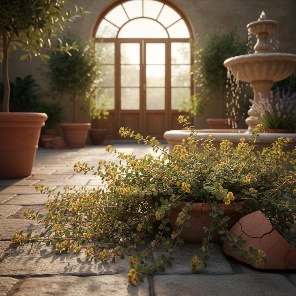 Flachliegender Wolfsmilch (Euphorbia prostrata)