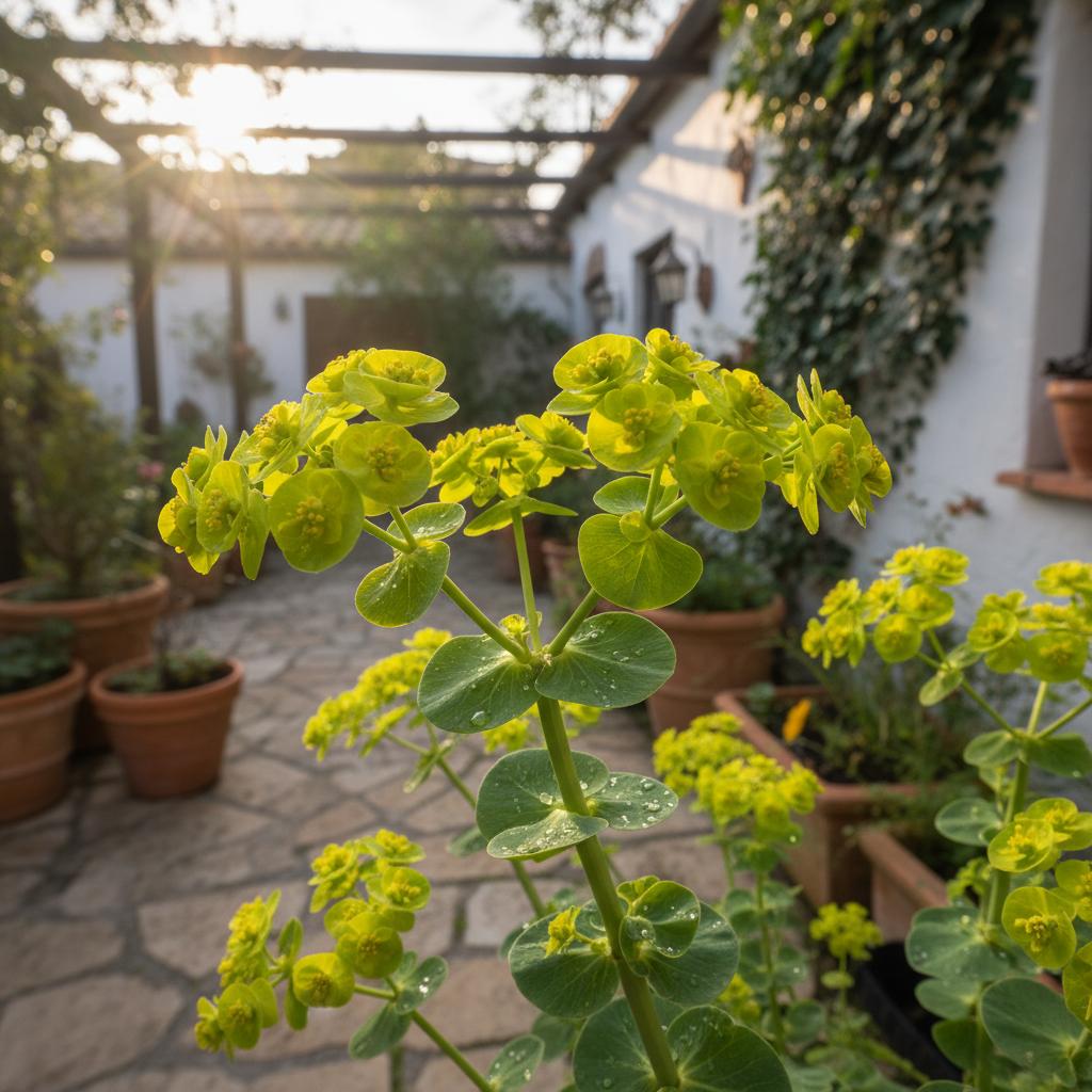 Sonnwend-Wolfsmilch (Euphorbia helioscopia)