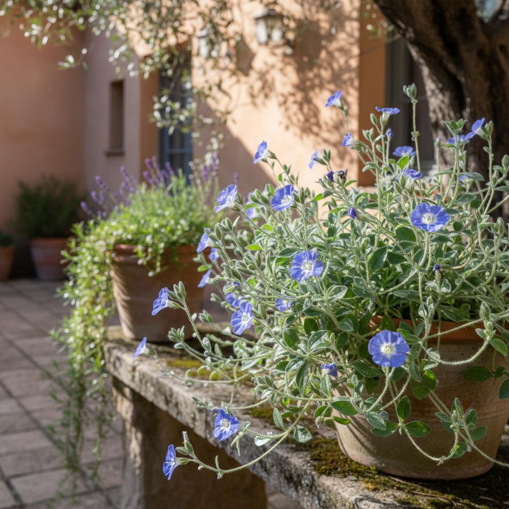 Nuttalls Zwergwinde (Evolvulus nuttallianus)