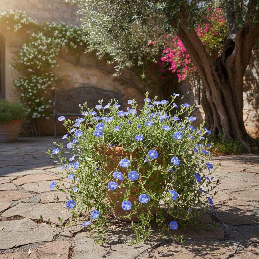 Flachblättriger Windwinde (Evolvulus alsinoides)