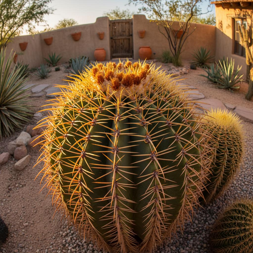 Arizona-Barrelkaktus (Ferocactus wislizeni)