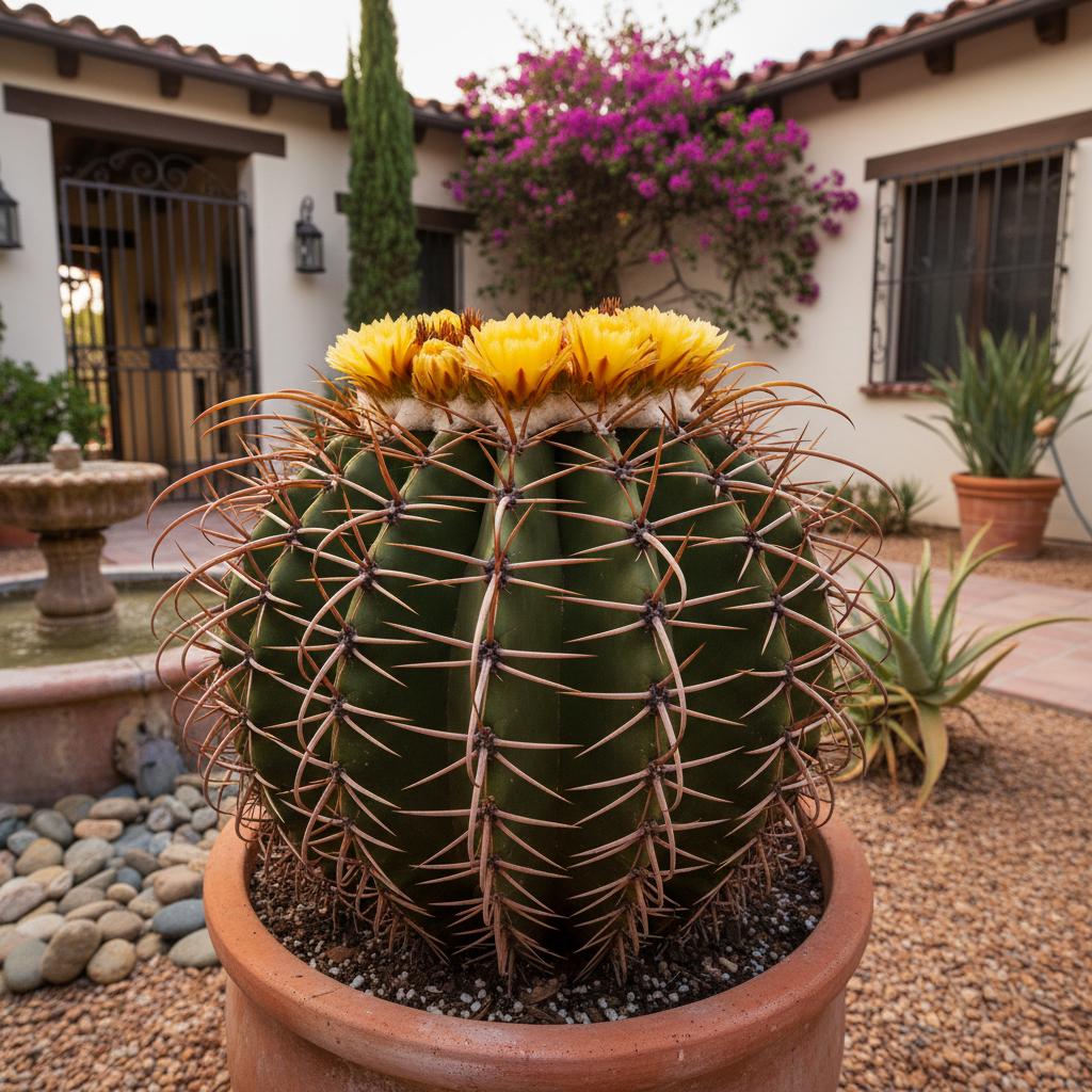 Breitstacheliger Eisenkaktus (Ferocactus latispinus)
