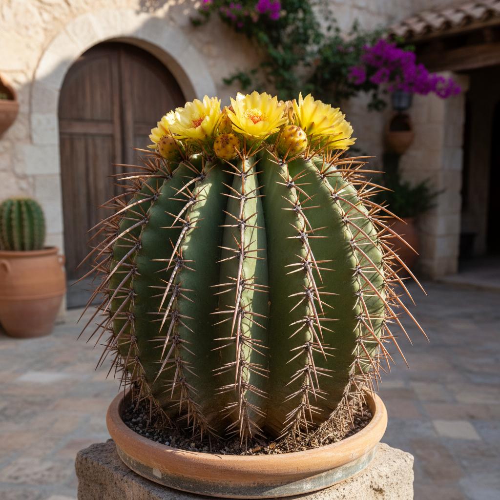 Gebogene Dornen-Ferokaktus (Ferocactus hamatacanthus)