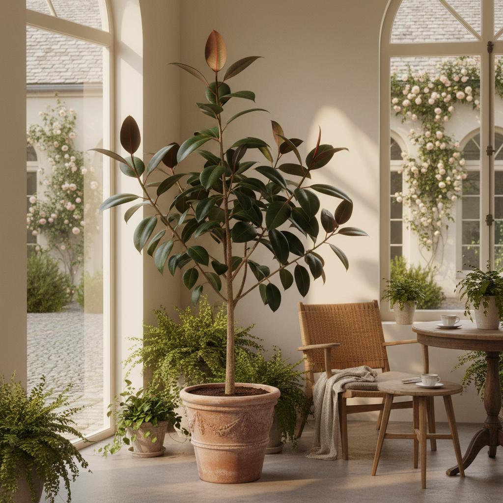 Gummibaum 'Melany' (Ficus elastica Melany)