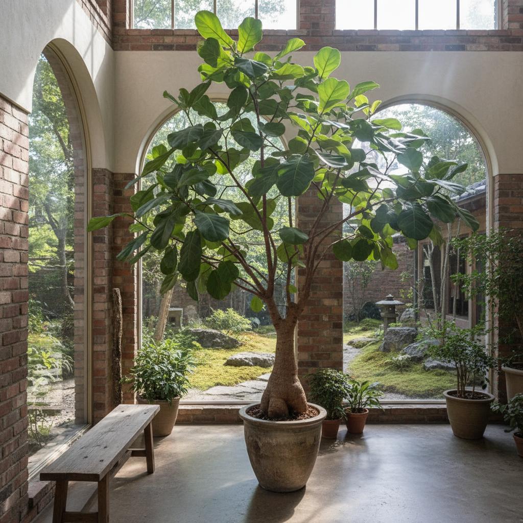 Aufrechter Feigenbaum (Ficus erecta)