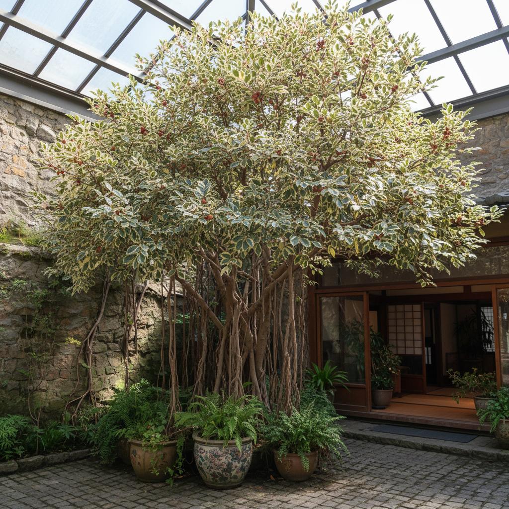 Bunte Feige (Ficus variegata)