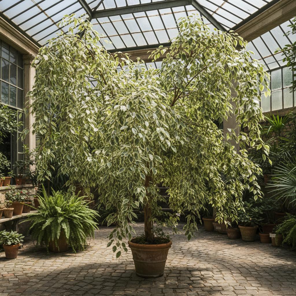 Benjaminfeige Variegata (Ficus benjamina Variegata)