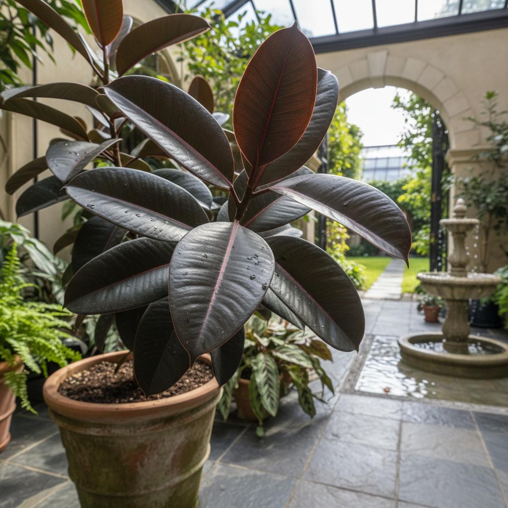 Gummibaum Abidjan (Ficus elastica Abidjan)