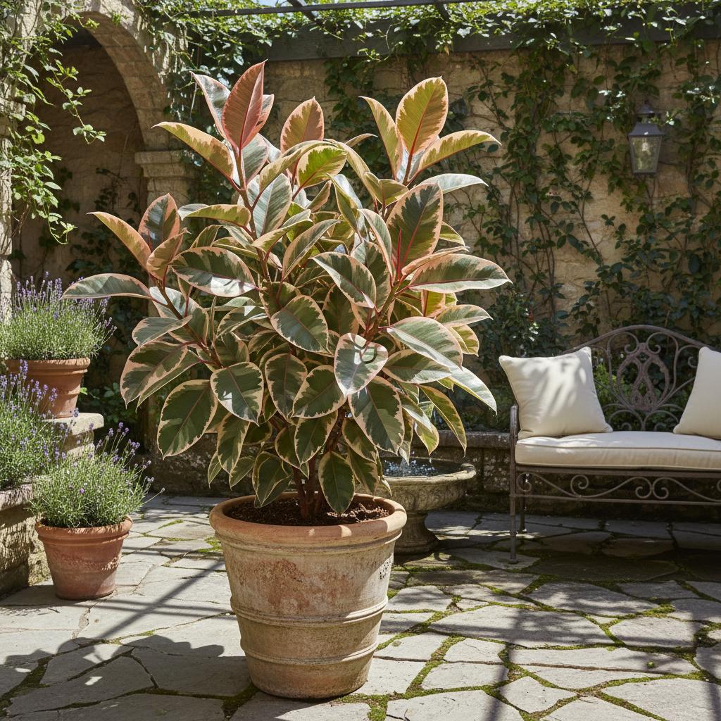 Gummibaum 'Ruby' (Ficus elastica 'Ruby')
