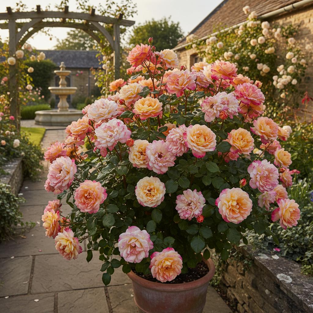 Regenbogen-Sorbet-Rose (Rosa 'Rainbow Sorbet')