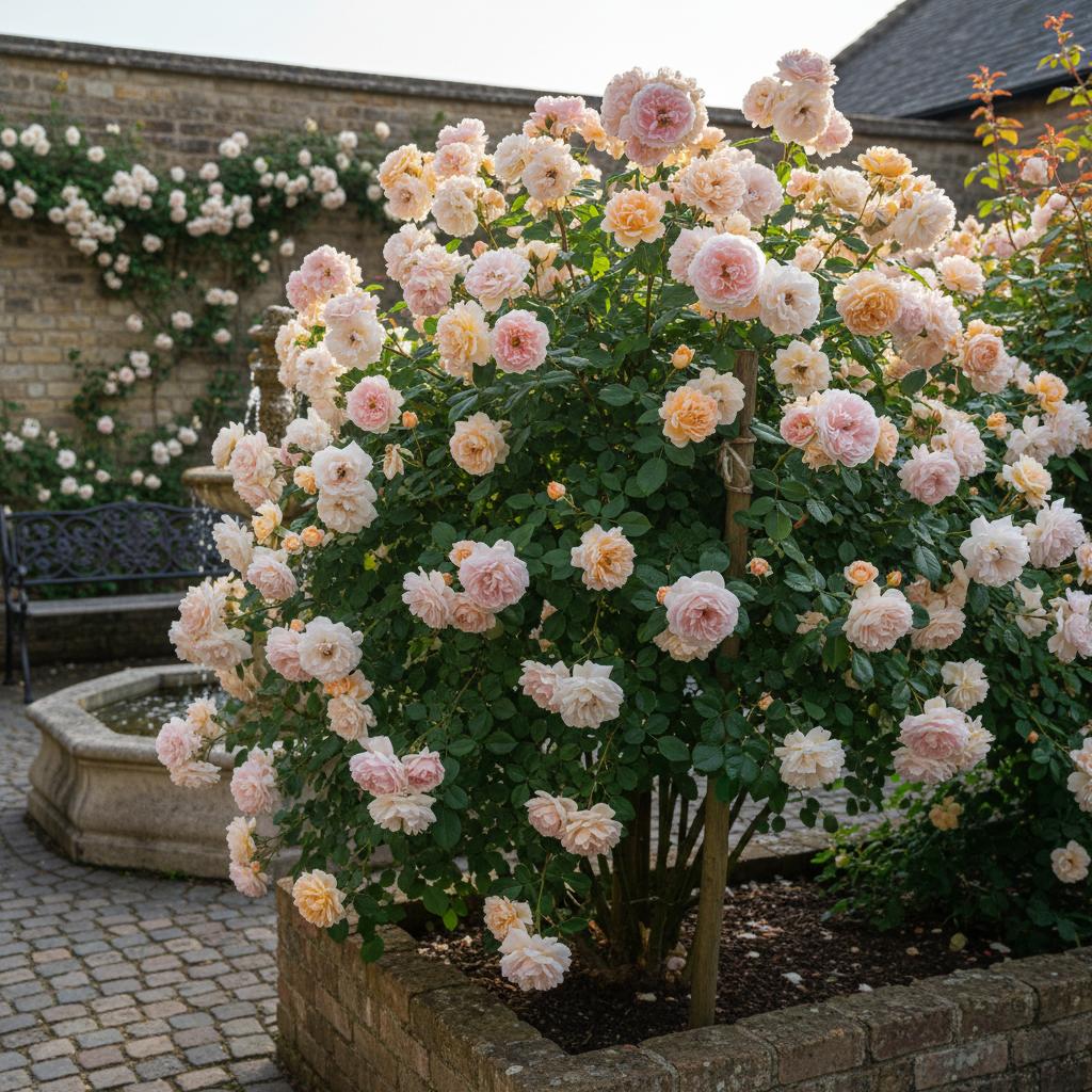 Floribunda Rose (Rosa × hybrida (Floribunda Group))