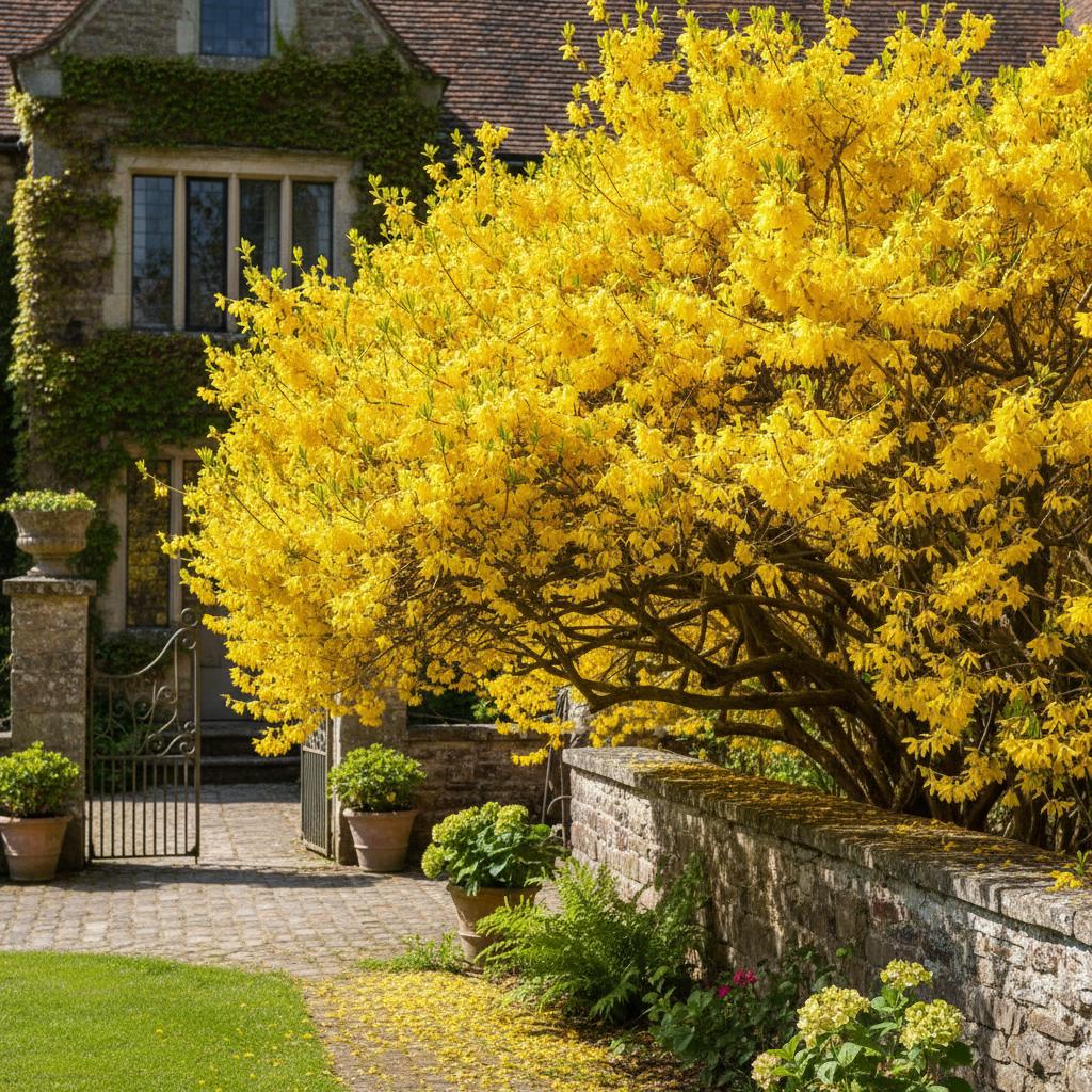 Grüne Forsythie (Forsythia viridissima)