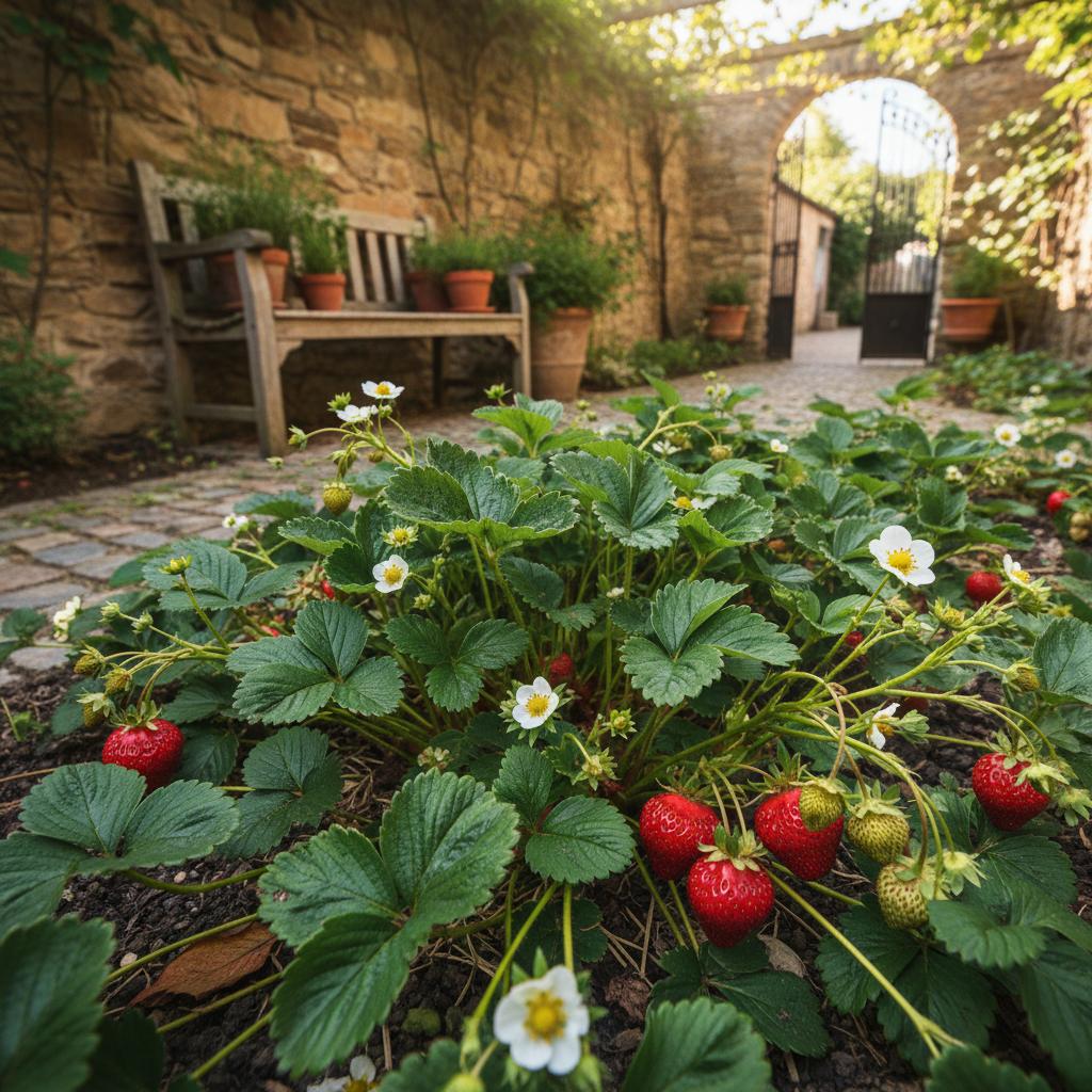Gartenerdbeere 'Ozark Beauty' (Fragaria ananassa 'Ozark Beauty')