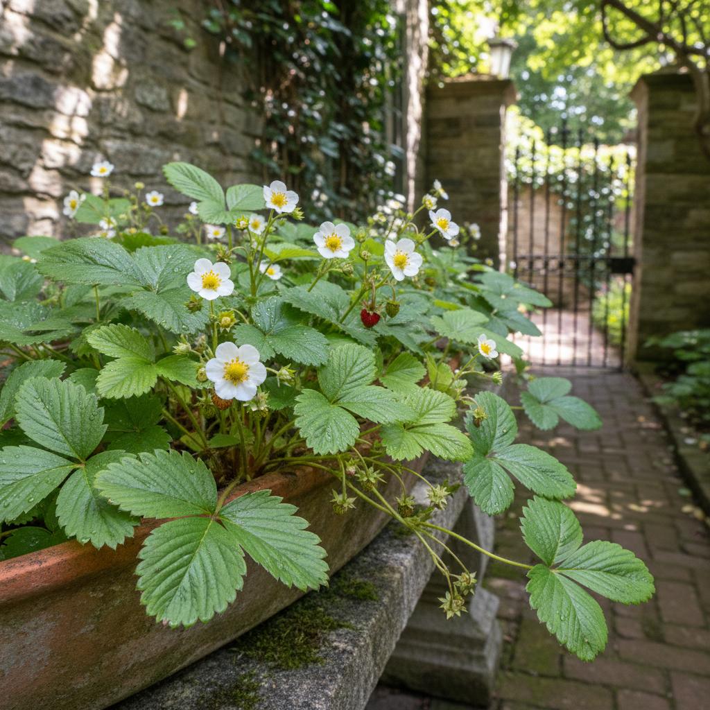 Wild-Erdbeere (Fragaria virginiana)