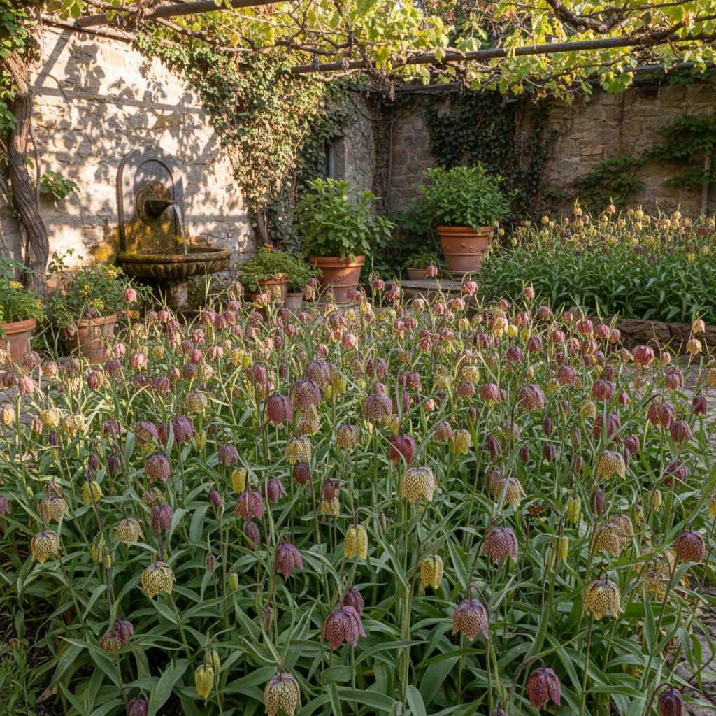 Schachbrett-Kiebitzei (Fritillaria affinis)