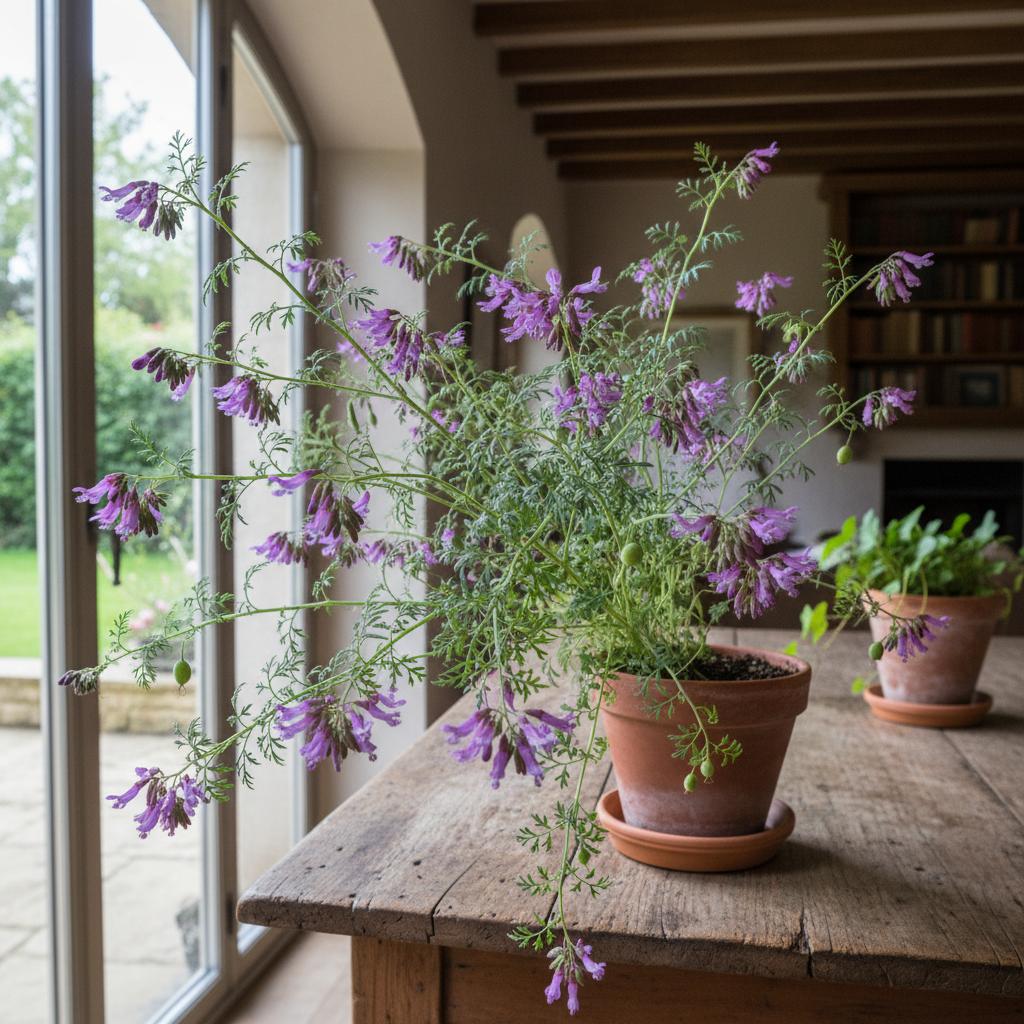 假紫堇 (Fumaria bastardii)